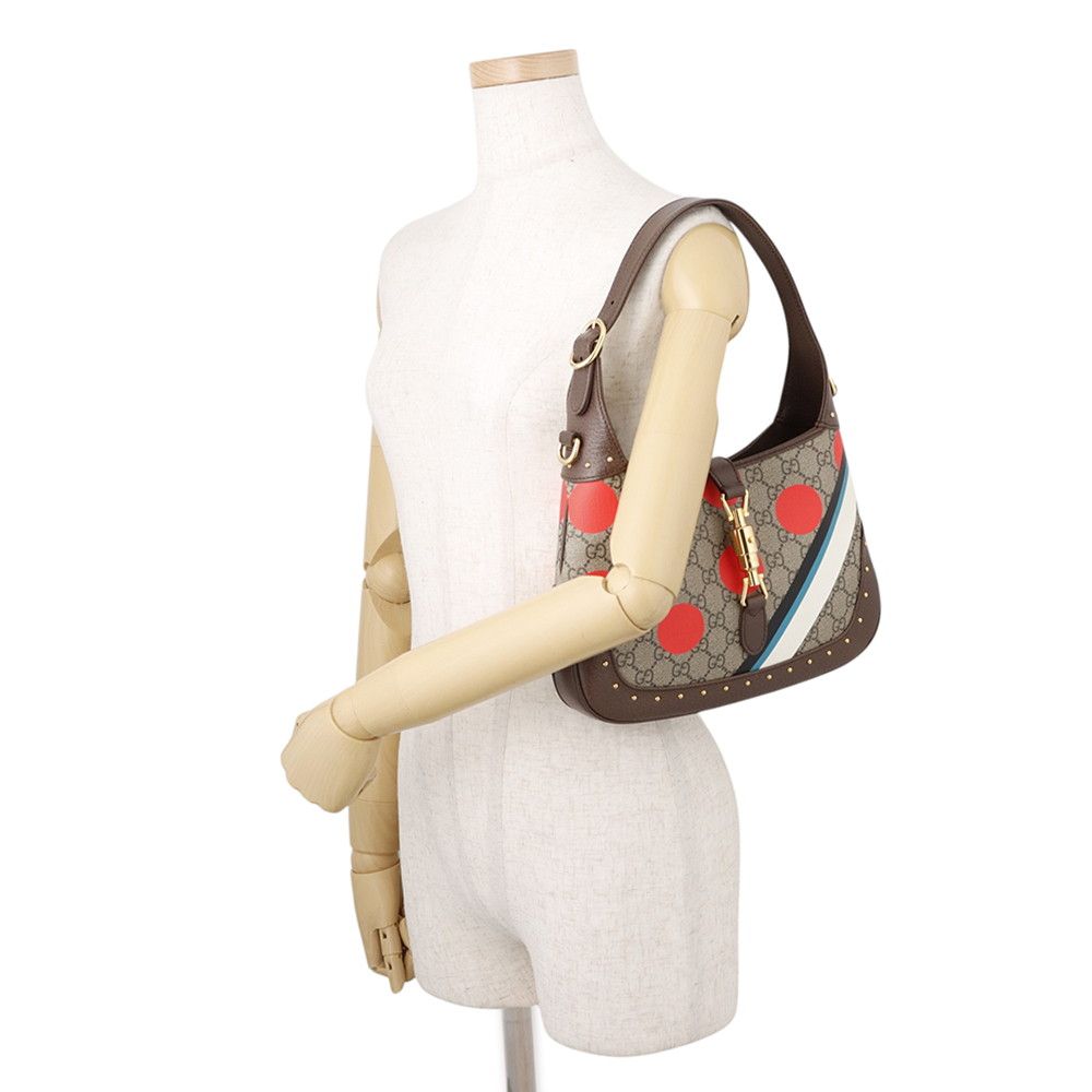Gucci Shoulder Bag Jackie 1961 Small GG Supreme Leather 2-Way — view 4