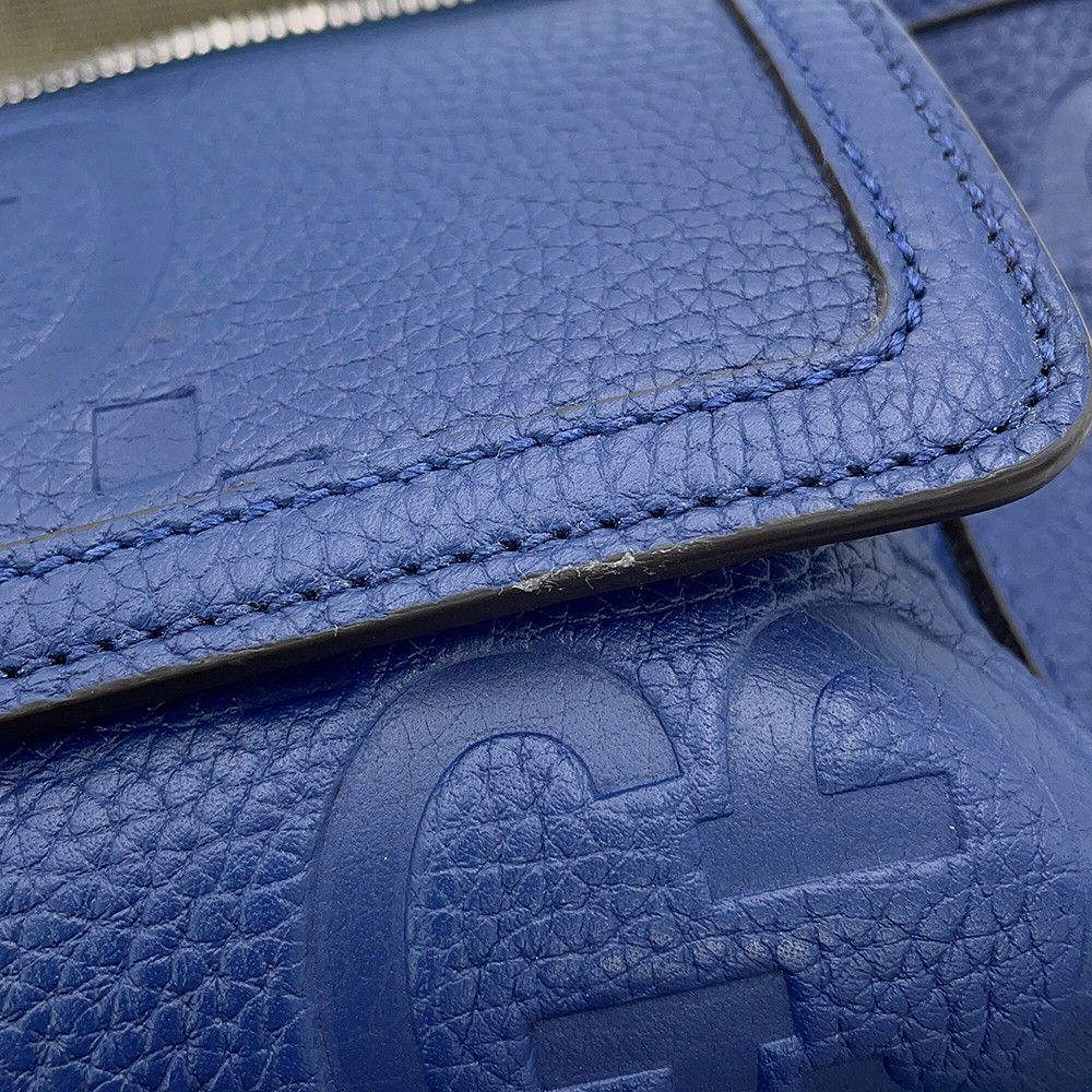 Gucci Belt Bag Jumbo GG Embossed Leather — view 8