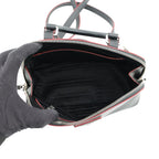 Prada Backpack Triangle Logo Saffiano Leather 2-Way Black — view 6