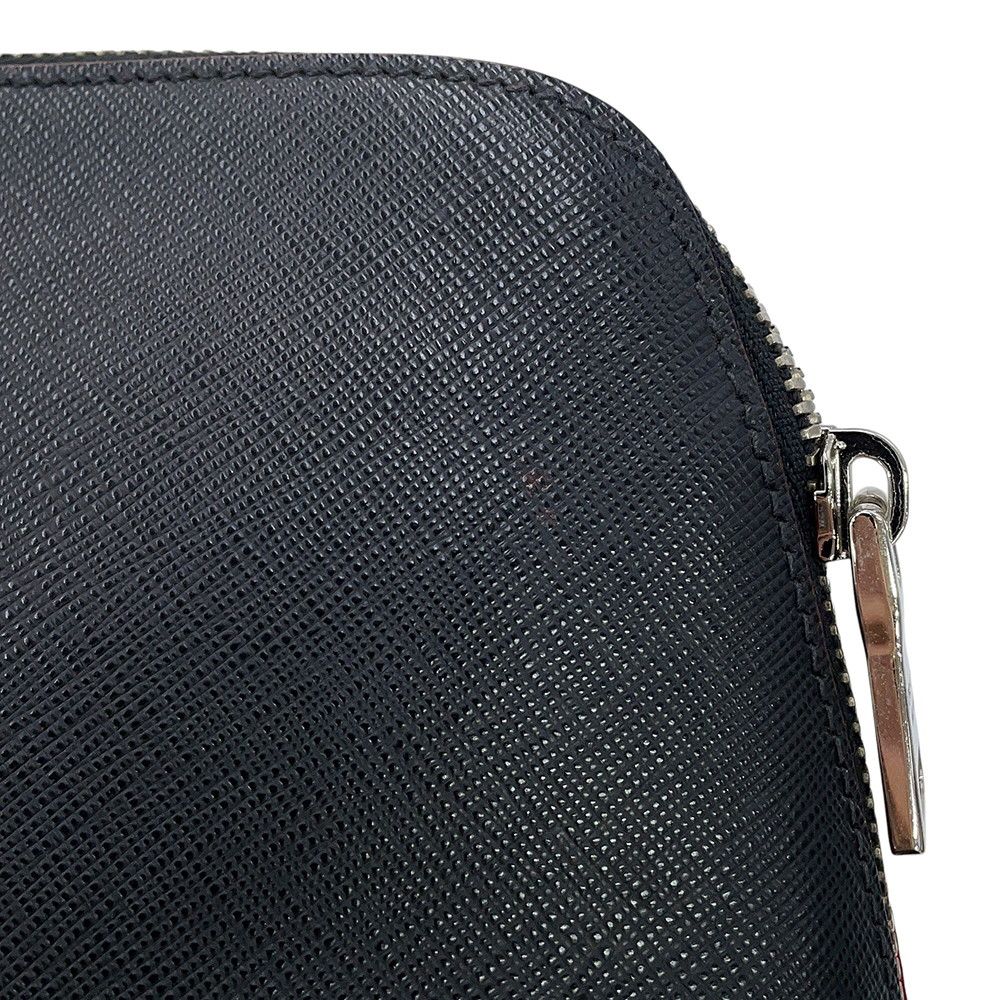 Prada Backpack Triangle Logo Saffiano Leather 2-Way Black — view 8