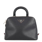 Prada Backpack Triangle Logo Saffiano Leather 2-Way Black