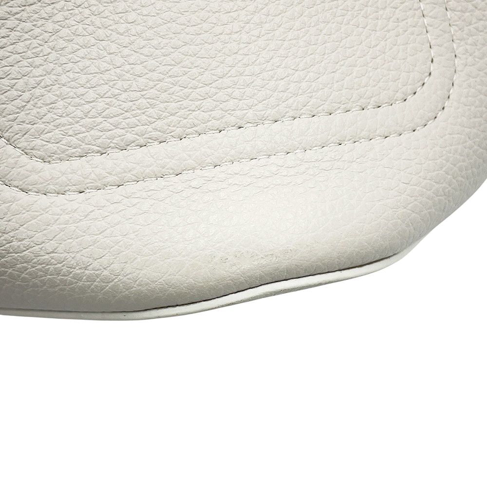 Loewe Handbag Pebble Baguette Mini Leather 2-Way White — view 8