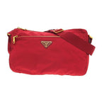 Prada Nylon Shoulder Bag Red