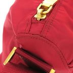 Prada Nylon Shoulder Bag Red — view 7