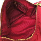 Prada Nylon Shoulder Bag Red — view 2