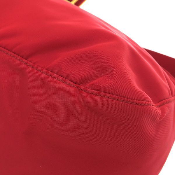 Prada Nylon Shoulder Bag Red — view 4