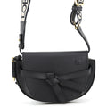 Loewe Shoulder Bag Gate Dual Mini Leather Black