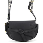 Loewe Shoulder Bag Gate Dual Mini Leather Black