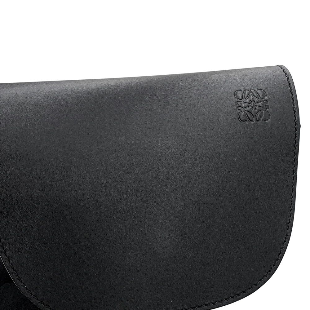 Loewe Shoulder Bag Gate Dual Mini Leather Black — view 6