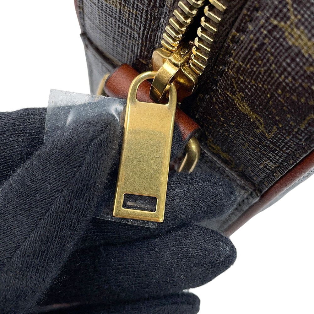 Saint Laurent Paris Shoulder Bag Monogram Leather — view 8