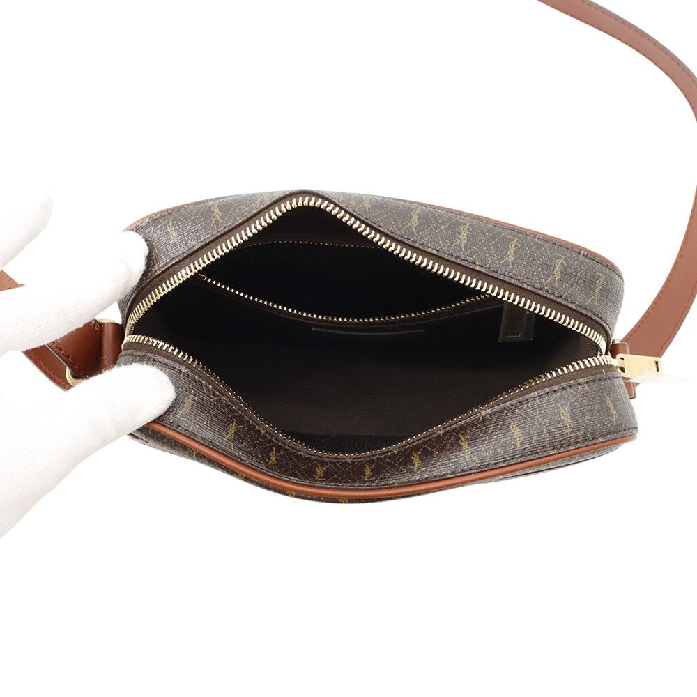 Saint Laurent Paris Shoulder Bag Monogram Leather — view 5