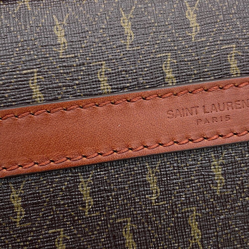 Saint Laurent Paris Shoulder Bag Monogram Leather — view 6