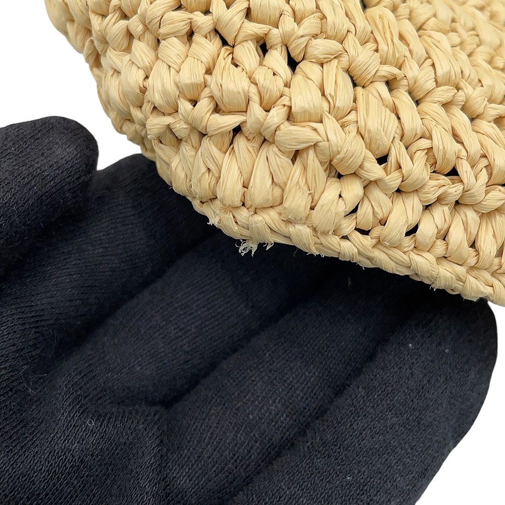 Saint Laurent Paris Shoulder Bag Raffia — view 8