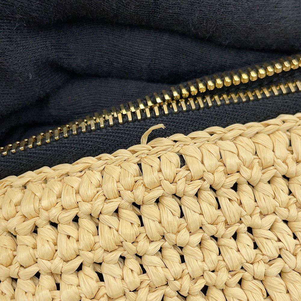 Saint Laurent Paris Shoulder Bag Raffia — view 7