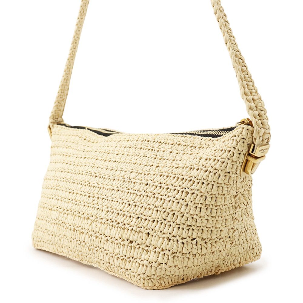 Saint Laurent Paris Shoulder Bag Raffia — view 2