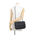 Chanel Chain Shoulder Bag 2.55 Chevron Aged Calfskin Black — view 5