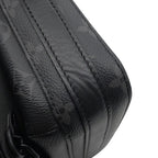 Louis Vuitton Shoulder Bag Monogram Eclipse Steamer Messenger Black — view 8