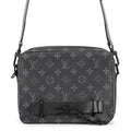 Louis Vuitton Shoulder Bag Monogram Eclipse Steamer Messenger Black