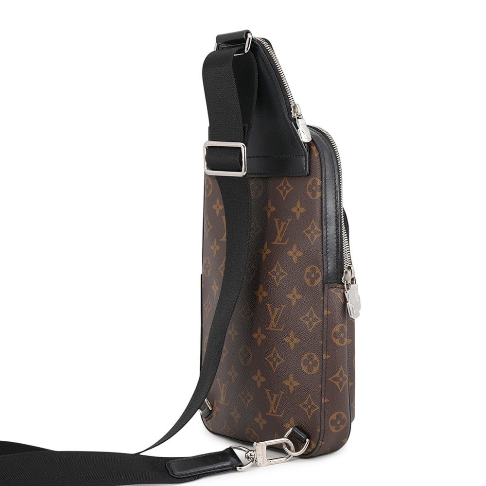 Louis Vuitton Belt Bag Monogram Macassar Avenue Black — view 3