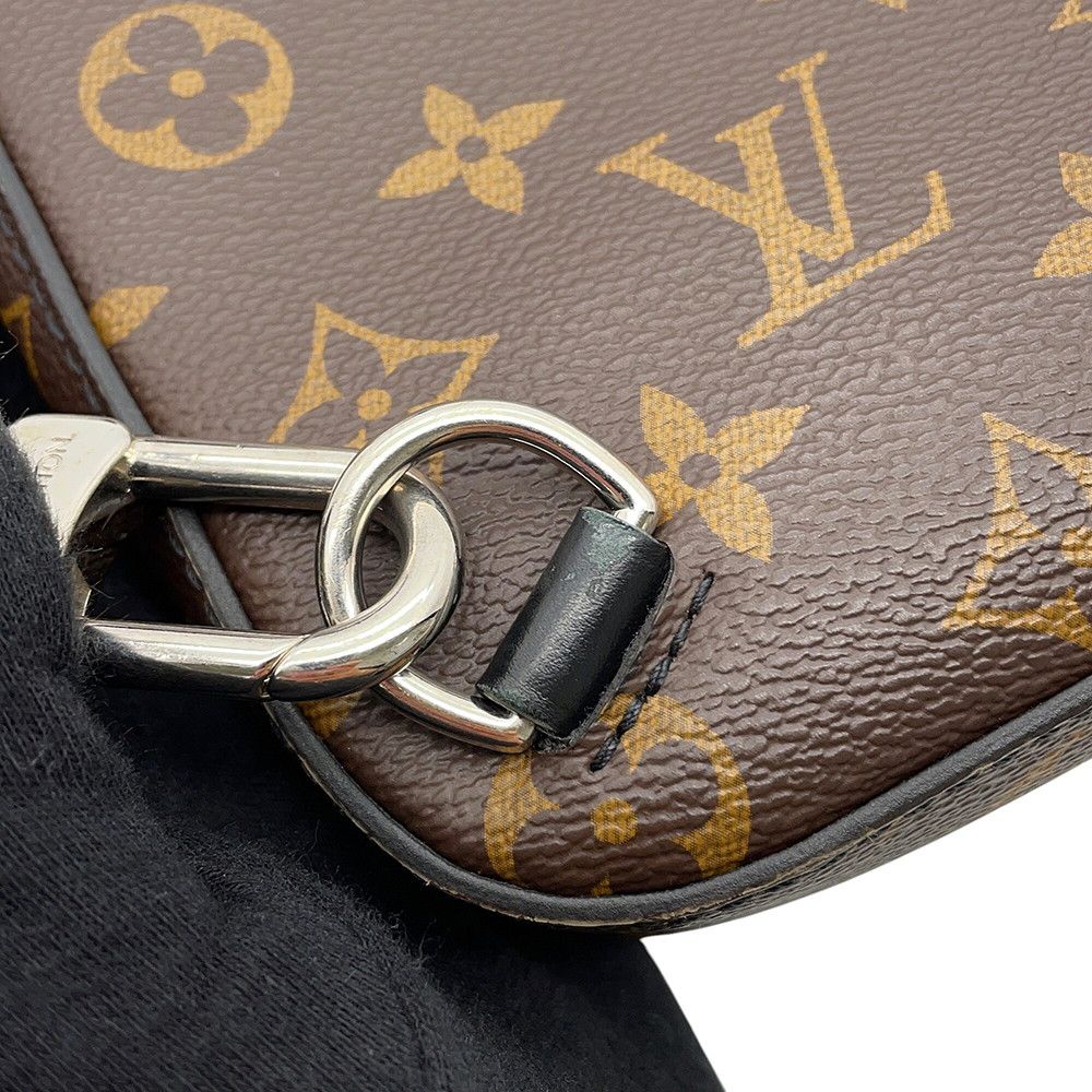 Louis Vuitton Belt Bag Monogram Macassar Avenue Black — view 7