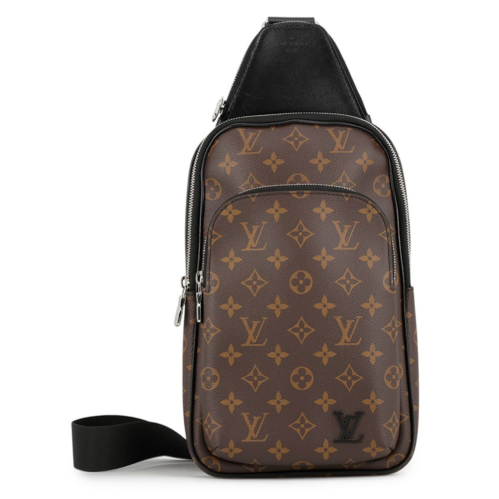 Louis Vuitton Belt Bag Monogram Macassar Avenue Black