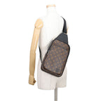 Louis Vuitton Belt Bag Monogram Macassar Avenue Black — view 5
