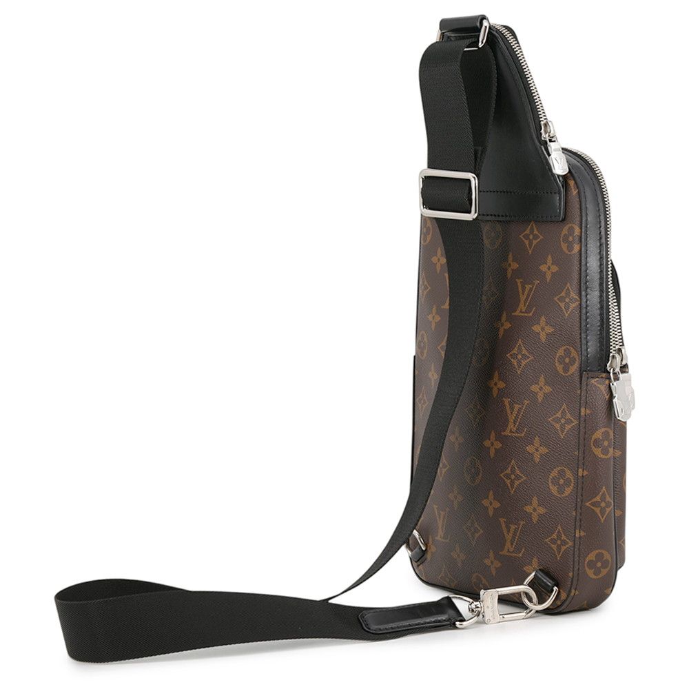 Louis Vuitton Belt Bag Monogram Macassar Avenue Black — view 2