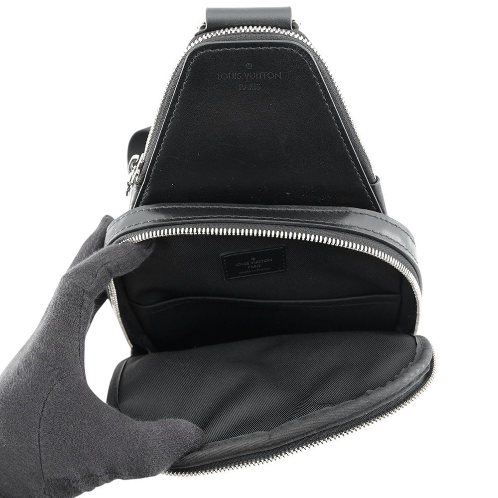 Louis Vuitton Belt Bag Monogram Macassar Avenue Black — view 6