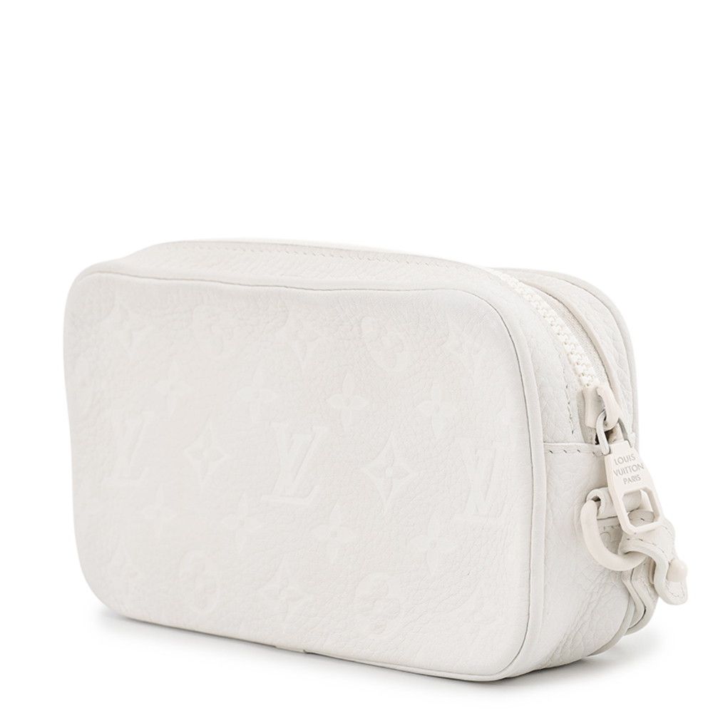 Louis Vuitton Second Bag Monogram Empreinte Pochette Volga Bag White Spring — view 2