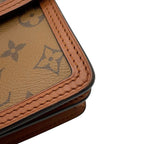 Louis Vuitton Shoulder Bag Monogram Reverse Dauphine Black — view 7
