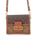 Louis Vuitton Shoulder Bag Monogram Reverse Dauphine Black