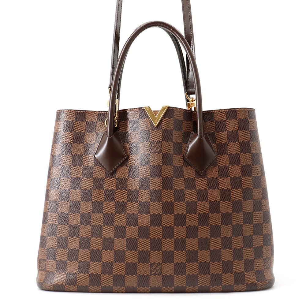 Louis Vuitton Tote Damier Ebene Kensington 2-Way Shoulder Bag