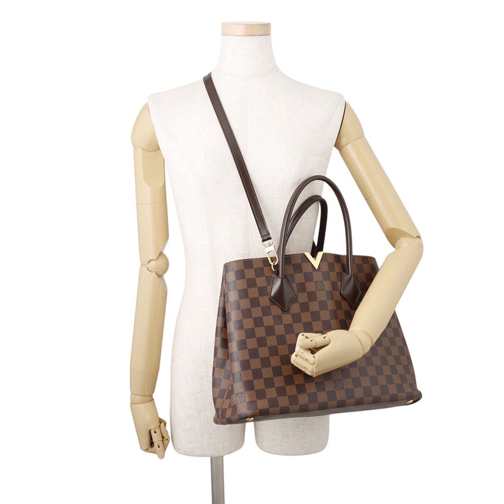 Louis Vuitton Tote Damier Ebene Kensington 2-Way Shoulder Bag — view 5
