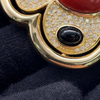 Dior Brooch Rhinestone Gold — view 7