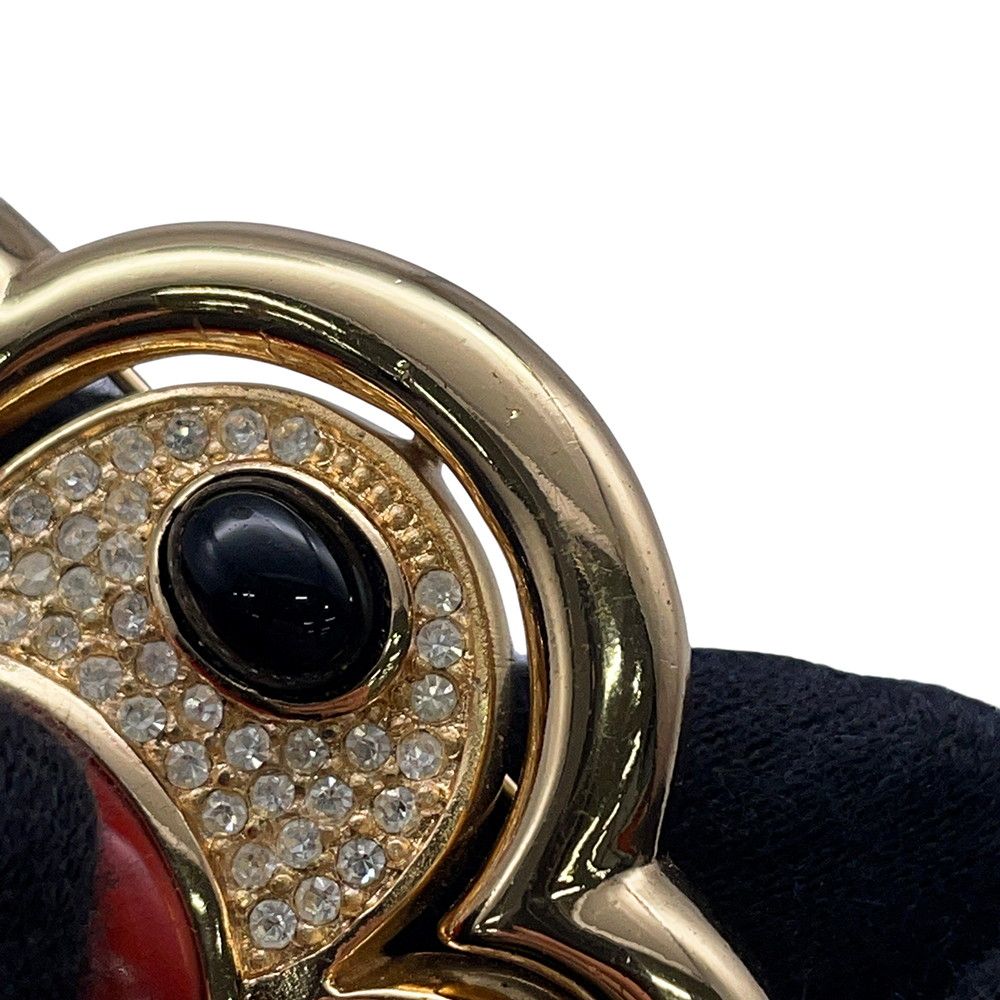 Dior Brooch Rhinestone Gold — view 5