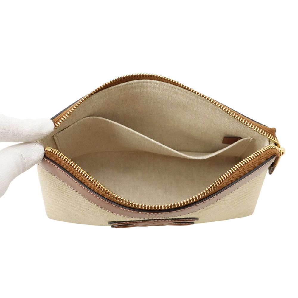 Celine Pouch Triomphe Canvas Case — view 4