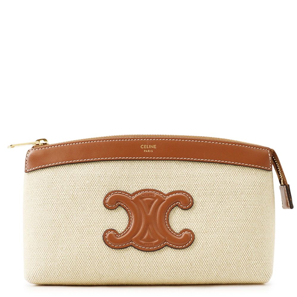 Celine Pouch Triomphe Canvas Case