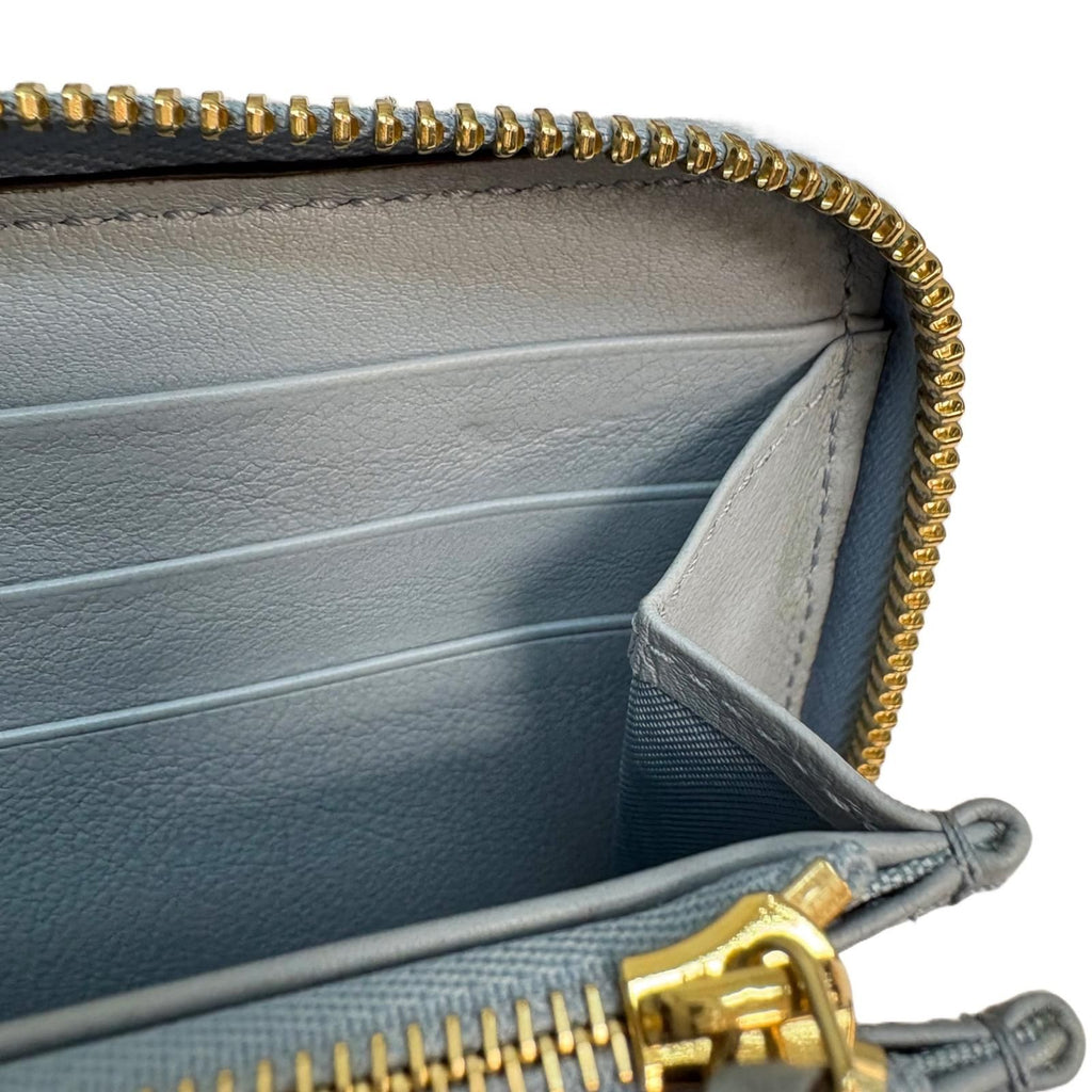 Gucci Double G Supreme Stripe Zip Around Wallet — view 7