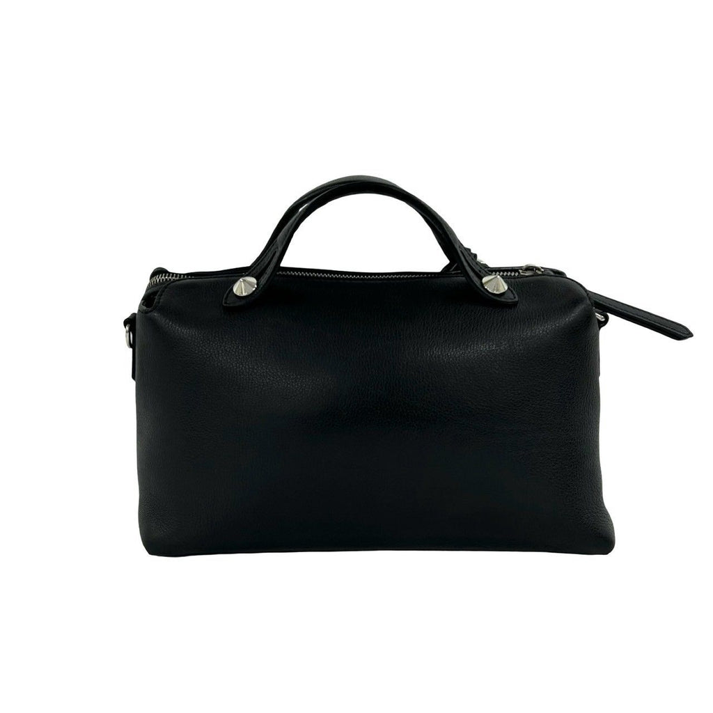 Fendi by the Way Logo Leather 2-Way Shoulder Bag Mini Black — view 3