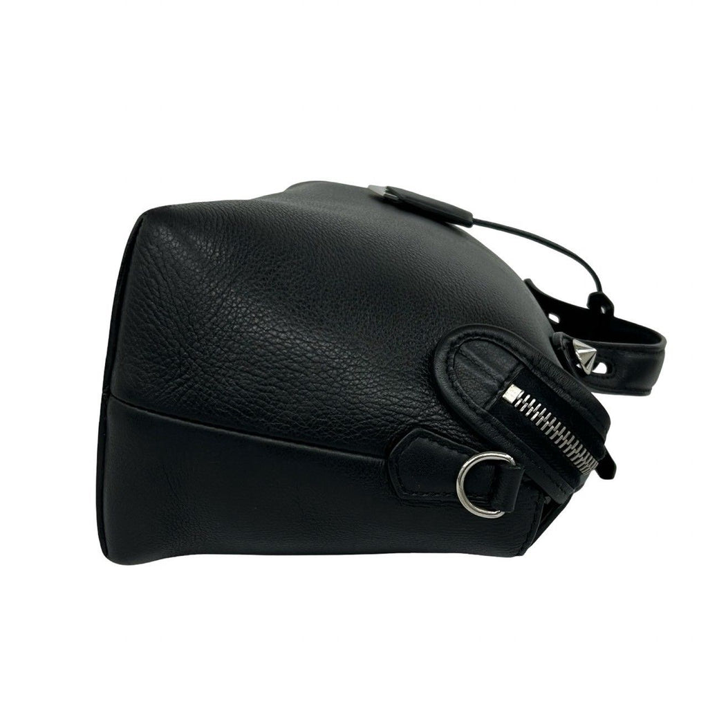 Fendi by the Way Logo Leather 2-Way Shoulder Bag Mini Black — view 6