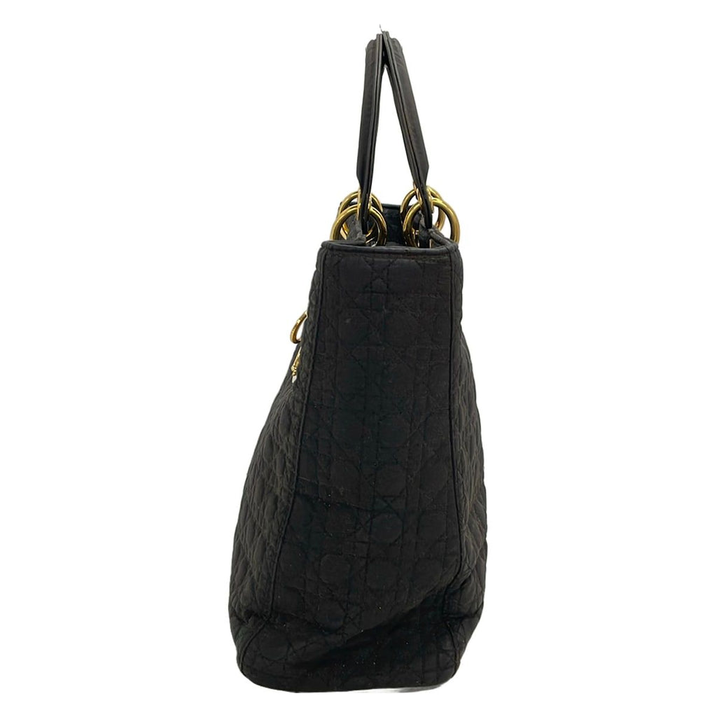 Dior Handbag Lady Large Bag Dark Brown — view 4