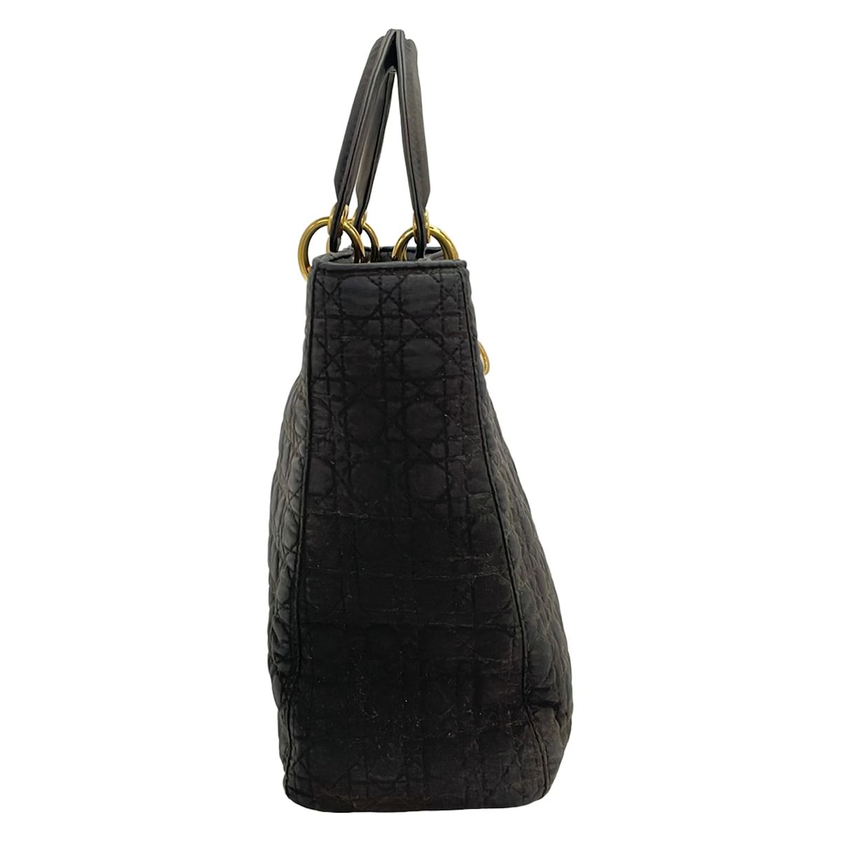 Dior Handbag Lady Large Bag Dark Brown — view 2