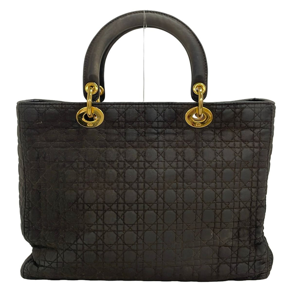 Dior Handbag Lady Large Bag Dark Brown — view 3