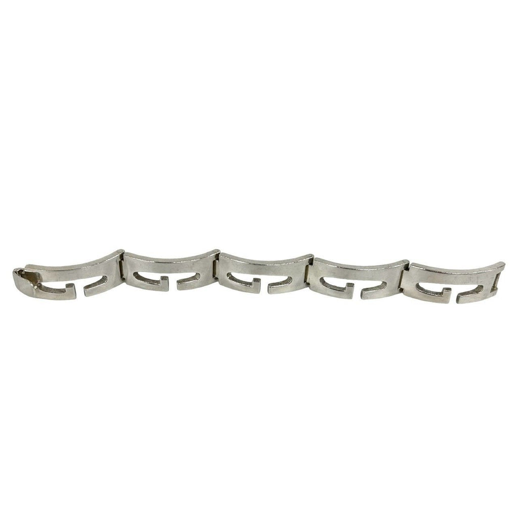 Gucci Cutout G 925 Sterling Silver Bracelet Bangle — view 4