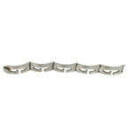Gucci Cutout G 925 Sterling Silver Bracelet Bangle — view 4