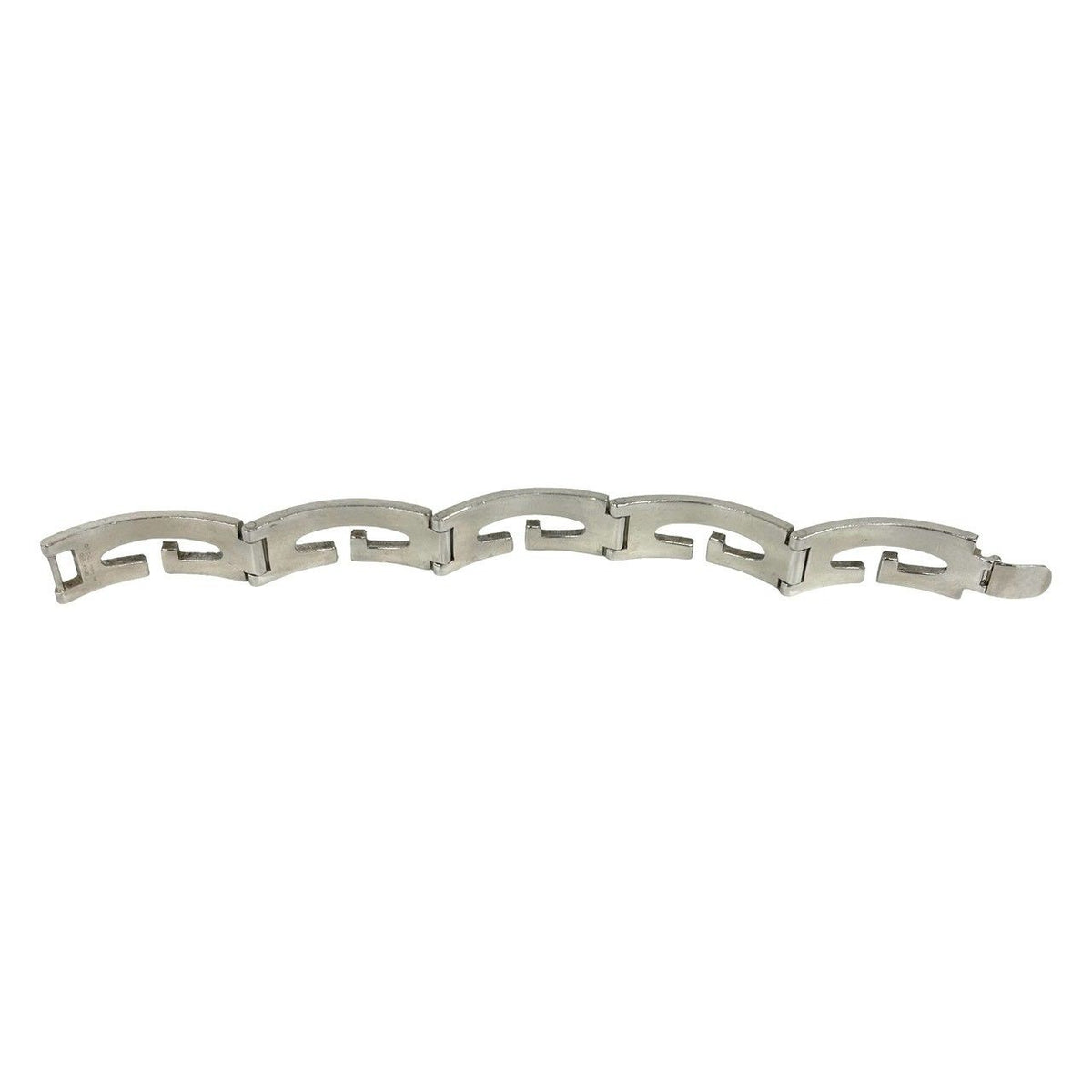 Gucci Cutout G 925 Sterling Silver Bracelet Bangle — view 5