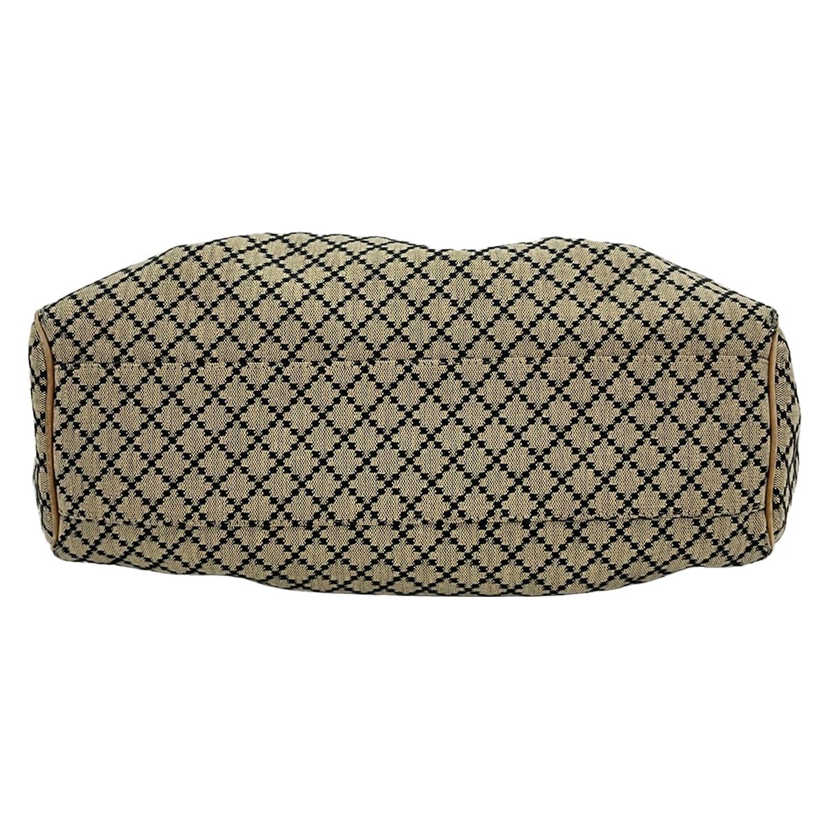 Gucci Tote Bag Sukey Beige Black Leather — view 5