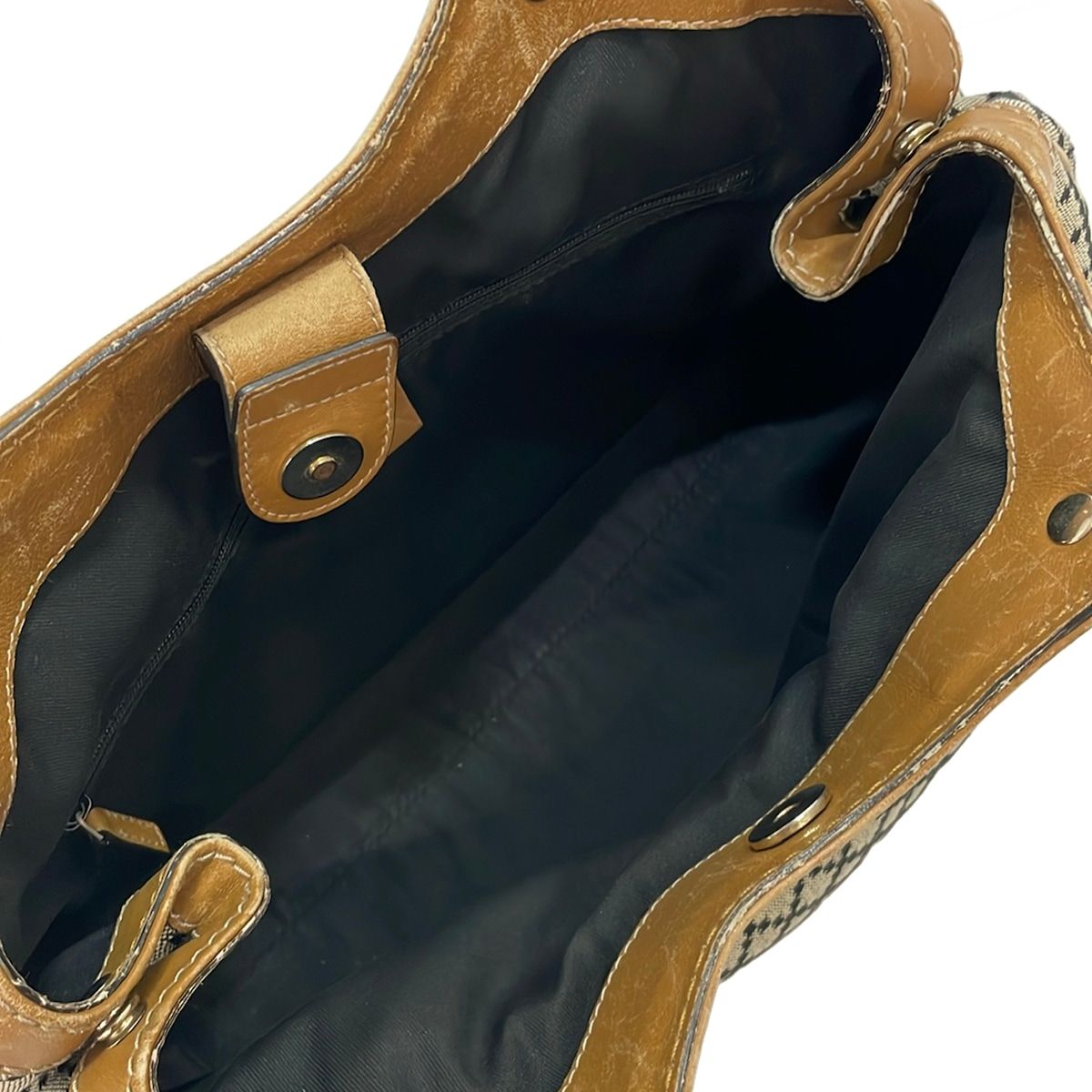 Gucci Tote Bag Sukey Beige Black Leather — view 7
