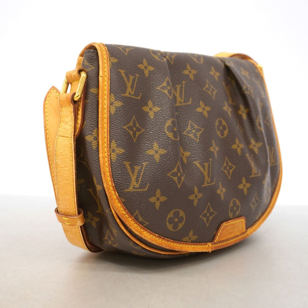 Louis Vuitton Shoulder Bag Monogram Menilmontant PM Brown — view 2