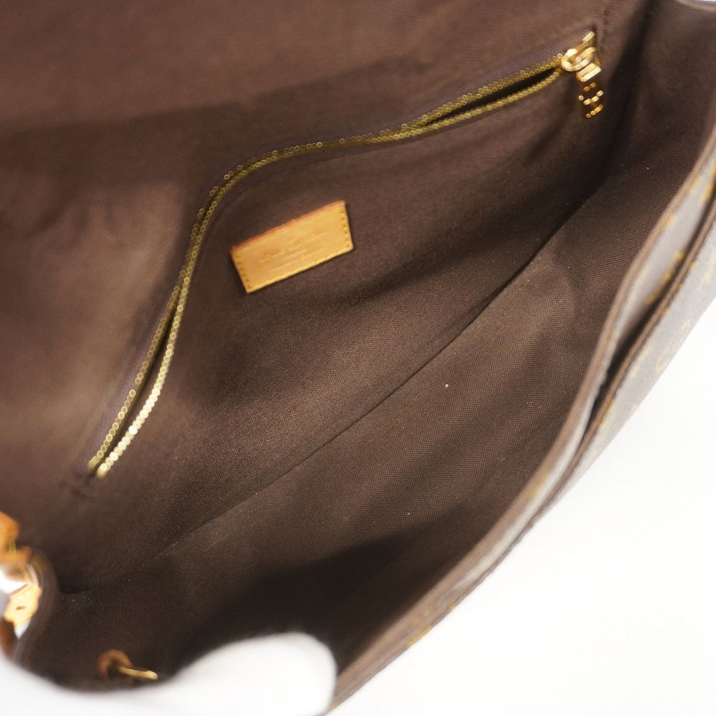 Louis Vuitton Shoulder Bag Monogram Menilmontant PM Brown — view 4